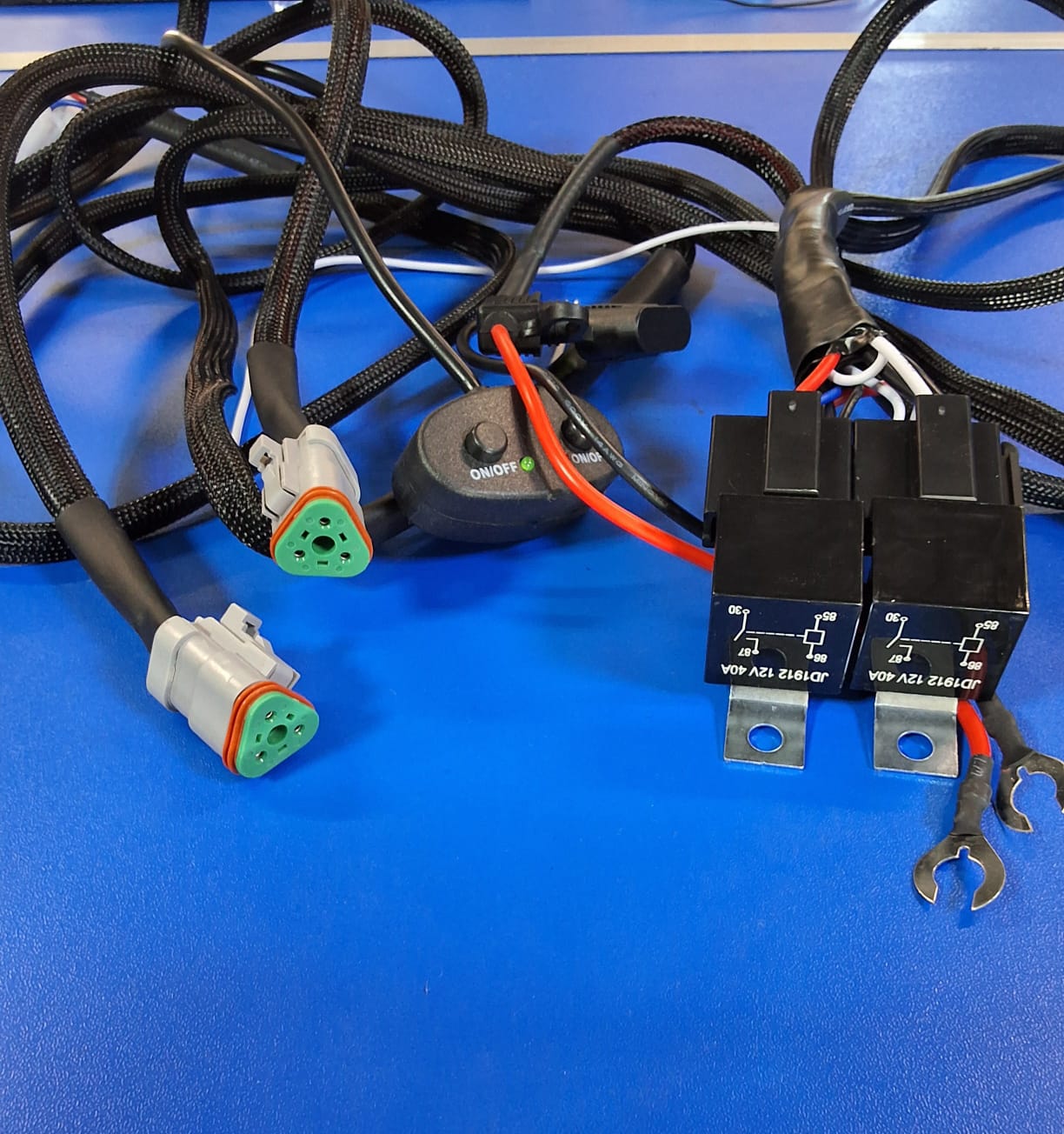 Kit De Instalación Cableado Faro Barra Led De 2 Faros/ Barra