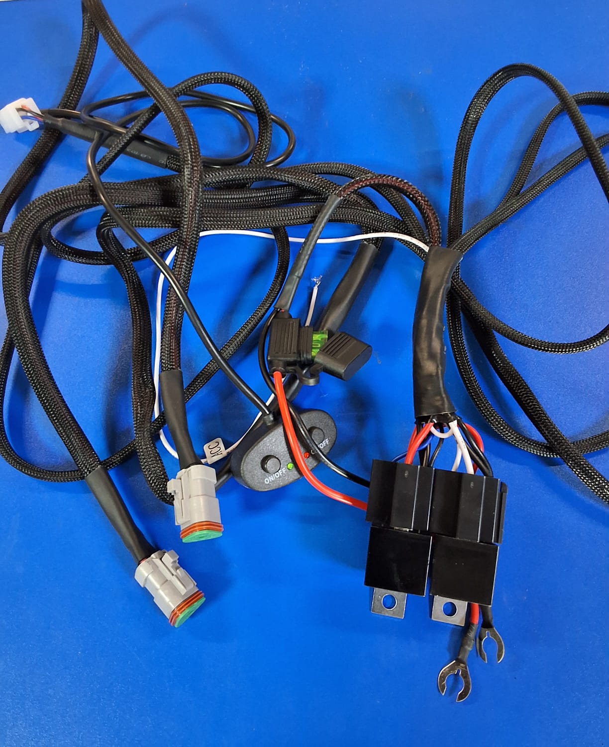 Kit De Instalación Cableado Faro Barra Led De 2 Faros/ Barra