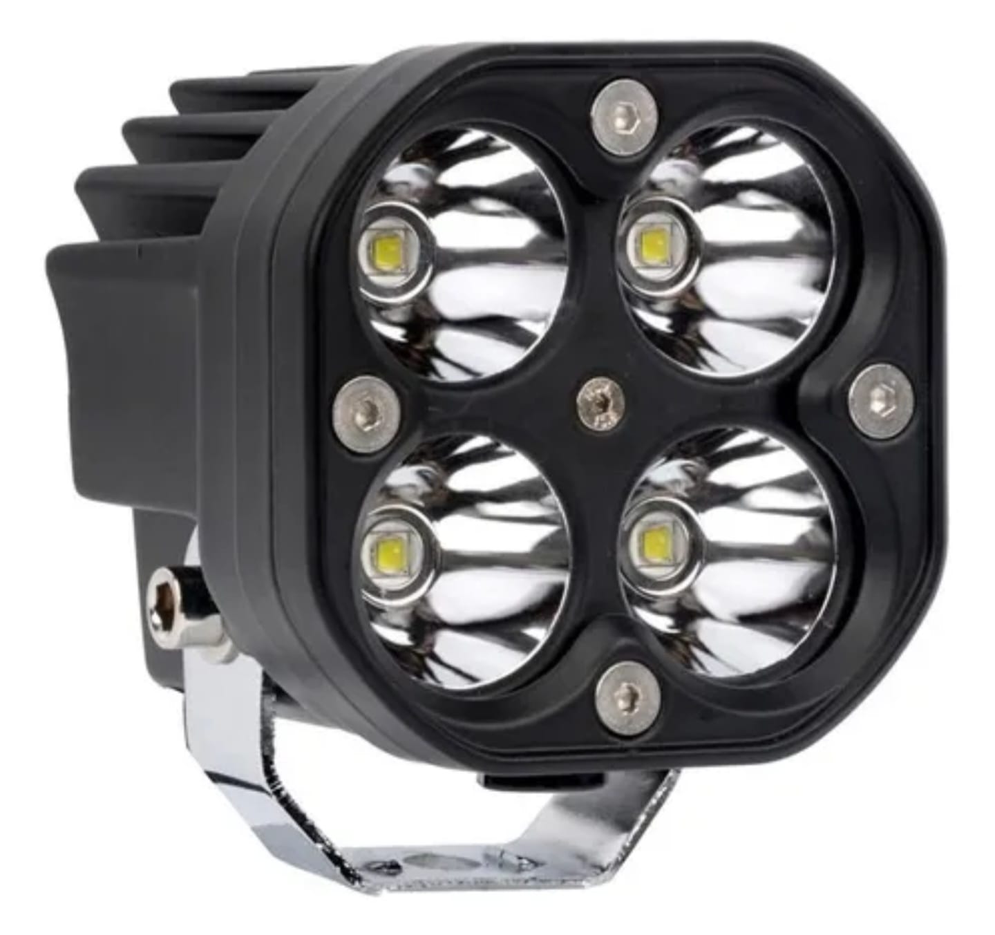 Faros Bicolor X 2 Led Cree 40 Watts Cada Uno Moto 4x4