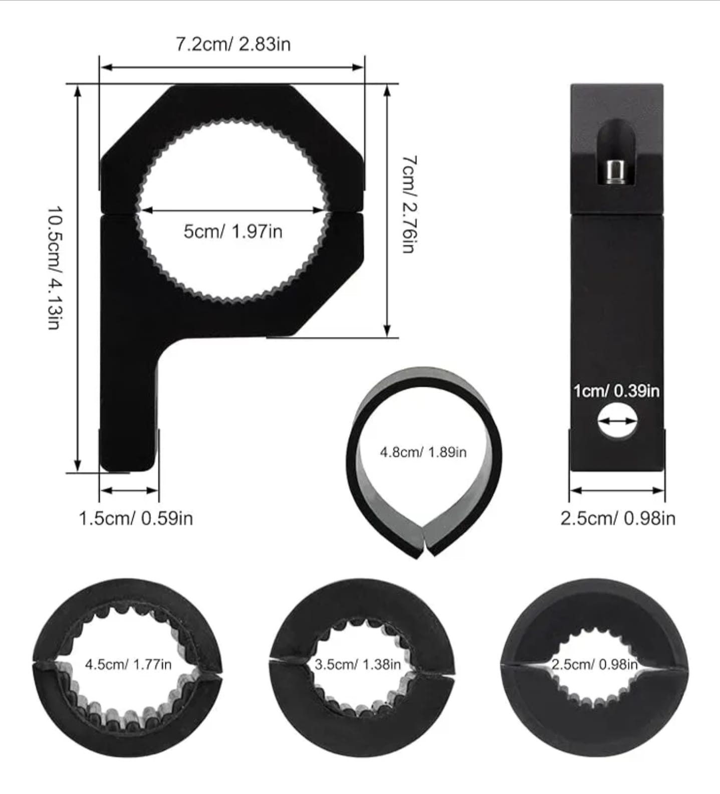 Soporte Universales Para Faro Aux Led Regulables (par)