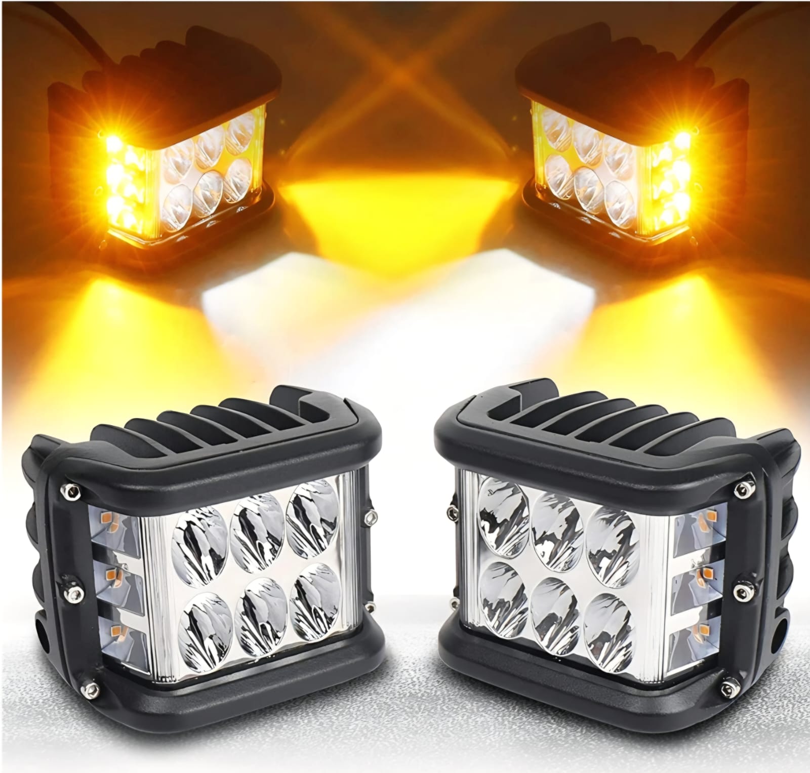 Faro Led Auxiliar 36w 6 Led Off Road 4x4 Moto Luz Led