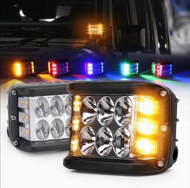 Faro Led Auxiliar 36w 6 Led Off Road 4x4 Moto Lux Led