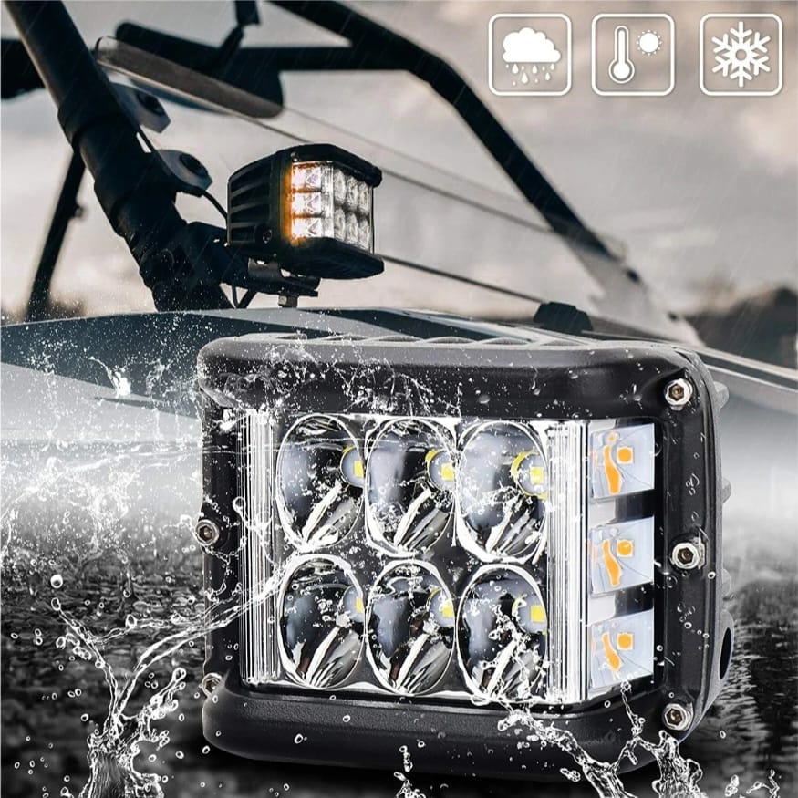 Faro Led Auxiliar 36w 6 Led Off Road 4x4 Moto Lux Led