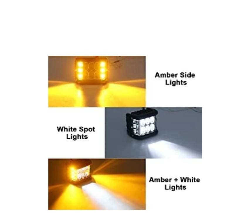 Faro Led Auxiliar 36w 6 Led Off Road 4x4 Moto Lux Led