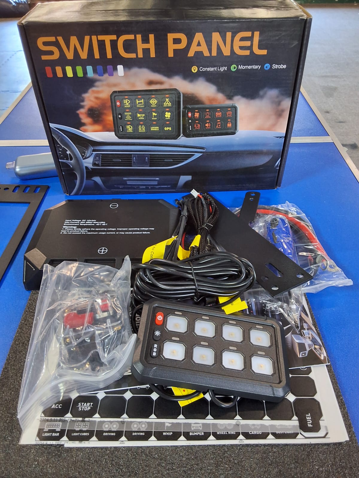 PANEL SWITCH RGB BLUETOOTH 8 CANALES 12V/24V IP65 - Imagen 7
