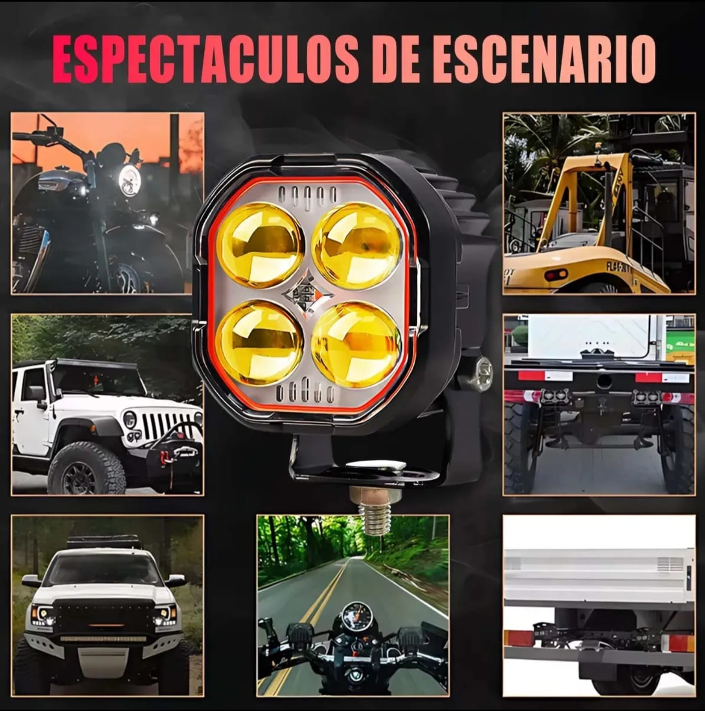 Faros LED Auxiliares Bicolor 3” Off Road