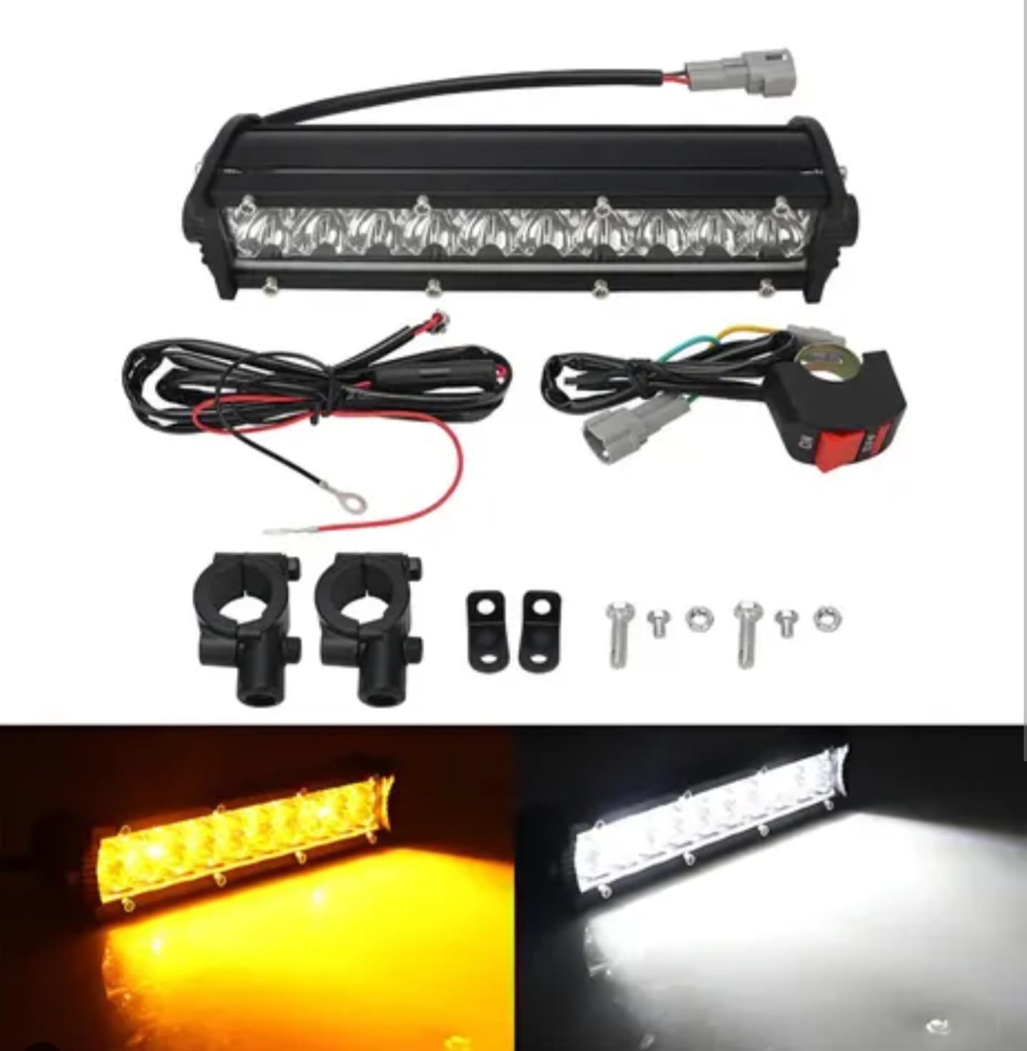 Barra Led 12v Auxiliar bicolor