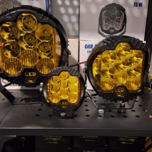 Faro Led 3p Bicolor Amarillo Drl Amarillo 4x4 Alta Potencia
