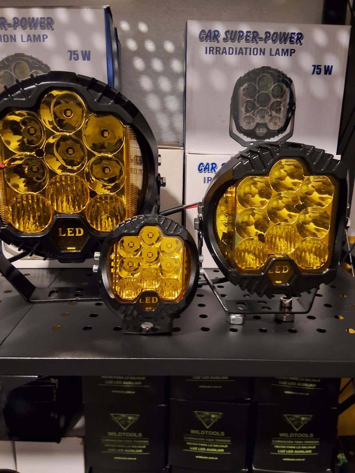 Faro Led 3p Bicolor Amarillo Drl Amarillo 4x4 Alta Potencia