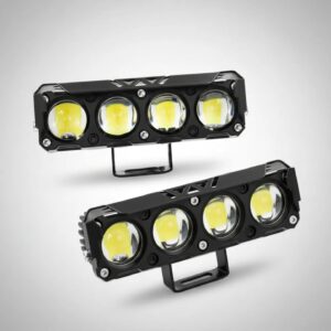 Faros Led Auxiliar 4 Lupas Auto Moto 4x4